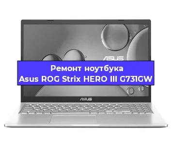Замена процессора на ноутбуке Asus ROG Strix HERO III G731GW в Екатеринбурге